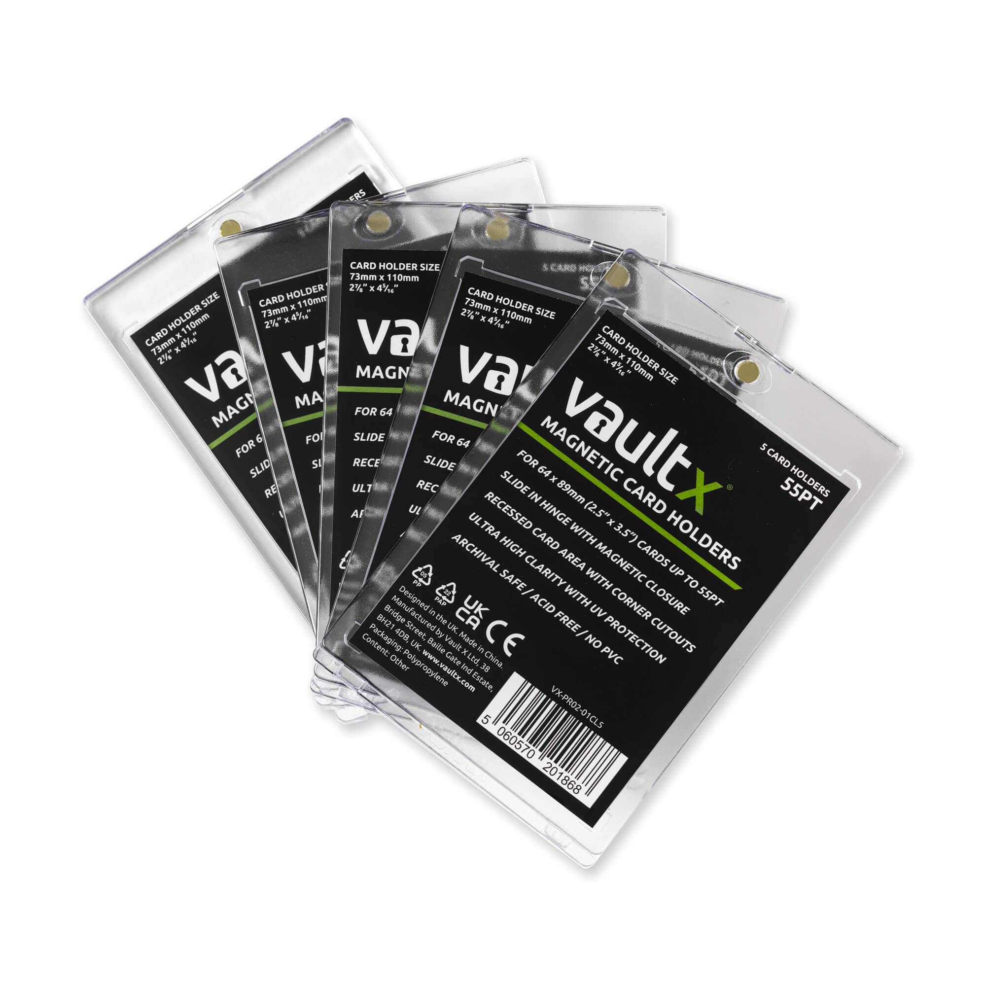 Amazon.com: Vault X Magnetic Card Holders 55pt for Trading Cards